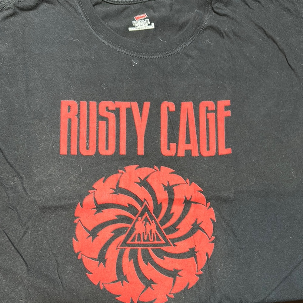 Hanes Black and Red Graphic Tee